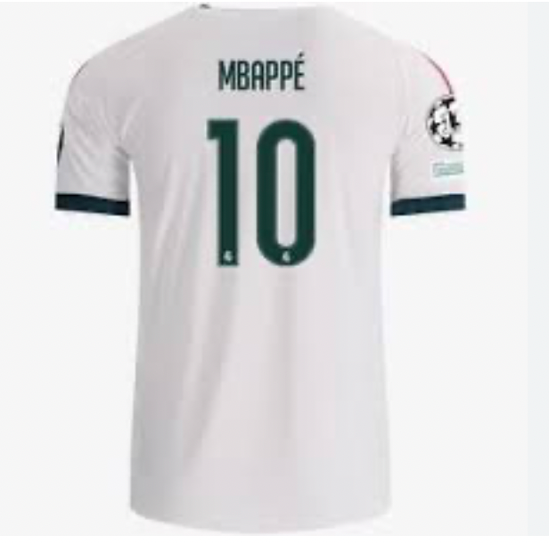 Real Madrid Mbappé home kit 26/27 (fan, S)
