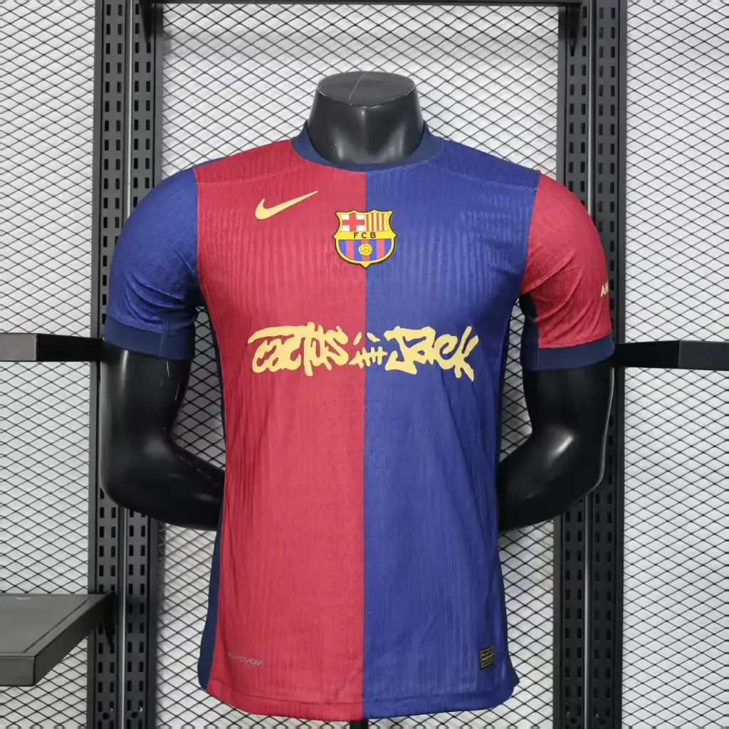 FC Barcelona 2025-26 (Travis scott version) Home Kit (S, fan)