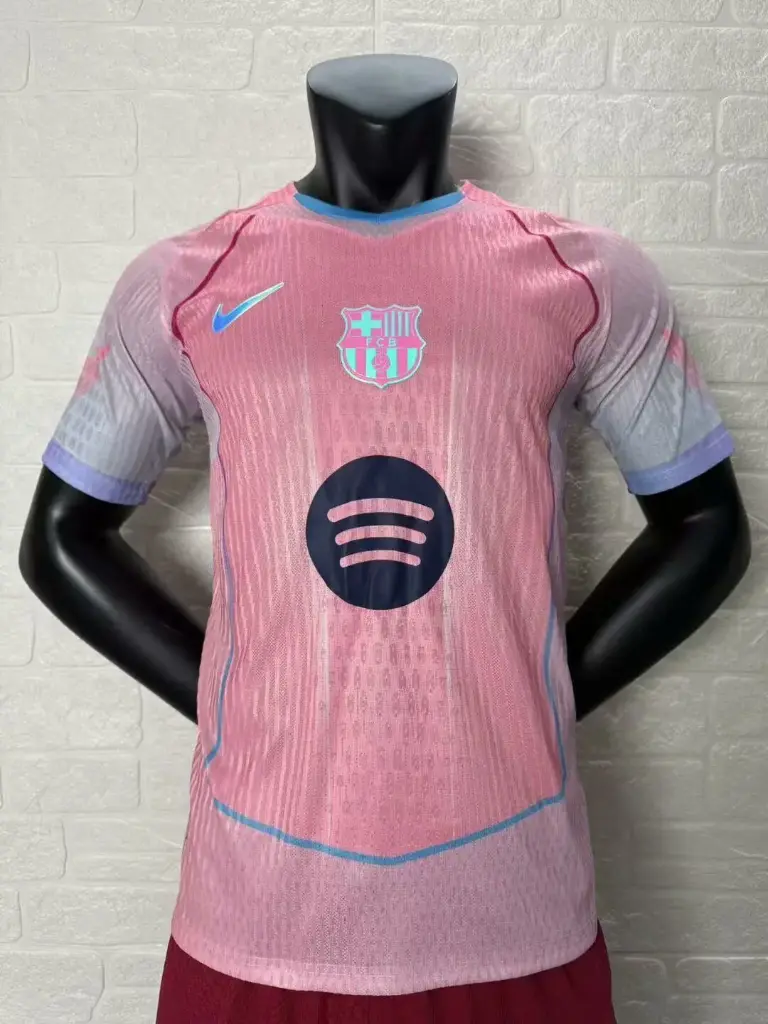 FC Barcelona 2025-26 Custom Pink Kit    (S, fan)